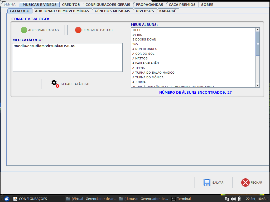 TKMusic Linux - Tela 08