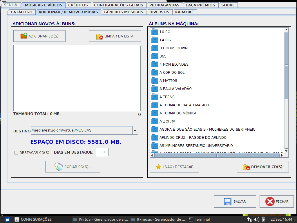 TKMusic Linux - Tela 09