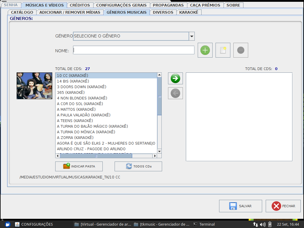 TKMusic Linux - Tela 10